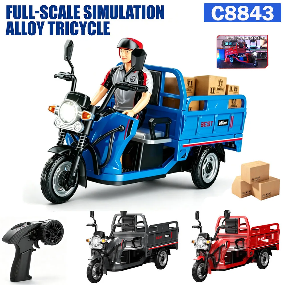 New JJRC C8843 Full Scale Simu - Rc Hobby Grade Truck ulasan dan harga
