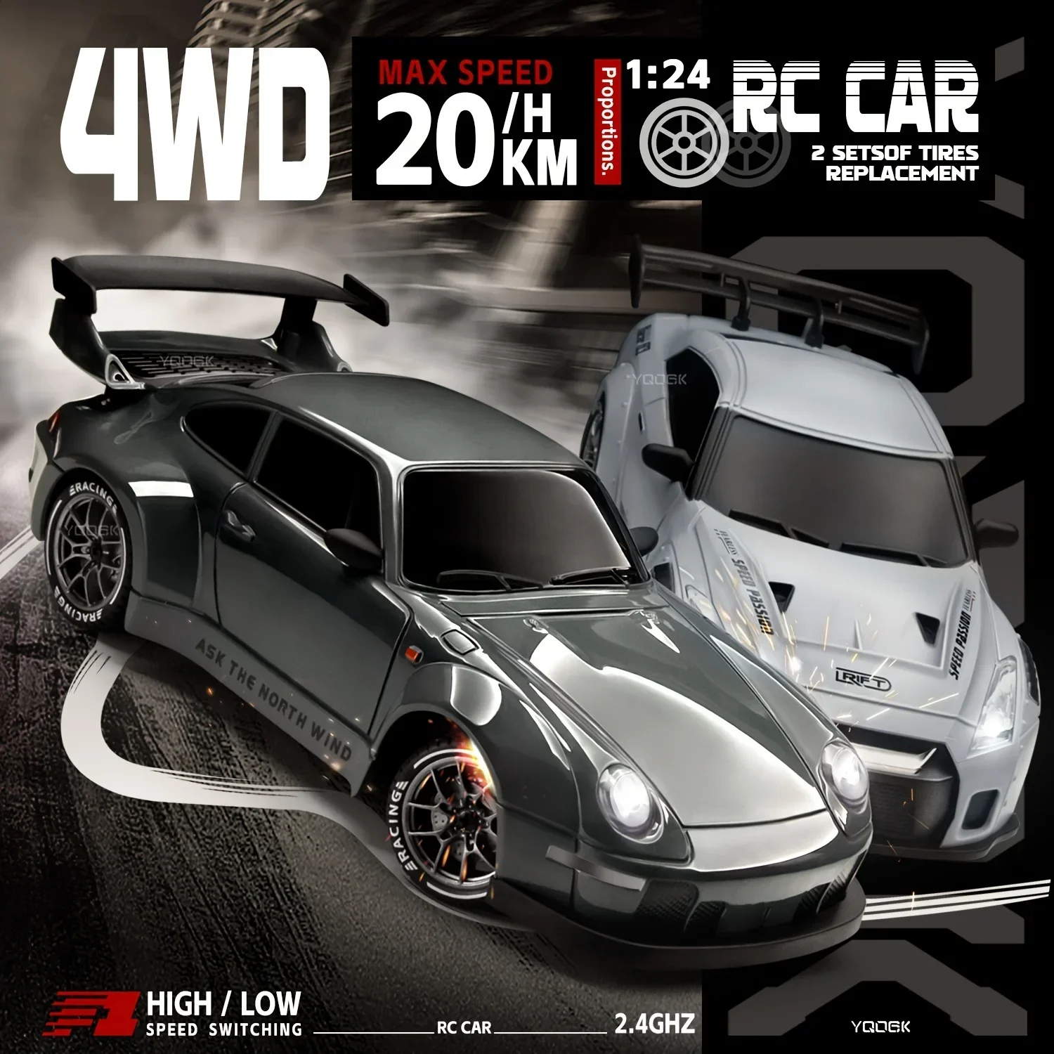 S814 1:24 4WD RC Drift Car Rac - Rc Hobby Toucan ulasan dan harga
